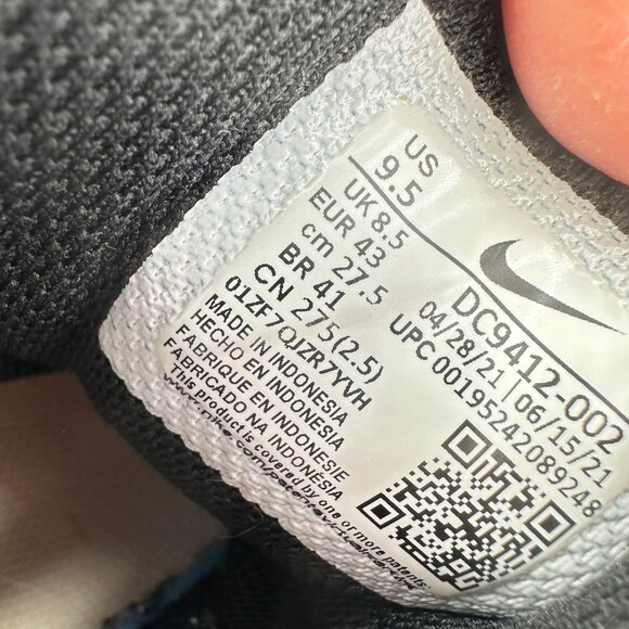 Nike Air Max 95 Men Size 9.5 DC9412 002 Smoke Grey Black Light Beige Shoes - Picture 10 of 11